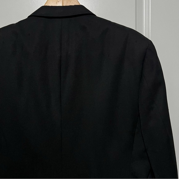 Pierre Balmain Men’s Vintage Double Breasted Suit Coat in Black - Picture 14 of 16